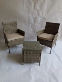 Комплект мебели из ротанга «VIRGINIYA BALCONY SET» Greige