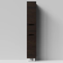 Пенал Лайт 30 напольный, Палисандр ПВХ 43101, левый, бельевая корзина