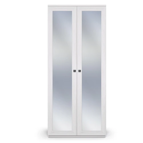 Шкаф распашной двухдверный с зеркальными фасадами Парма Нео