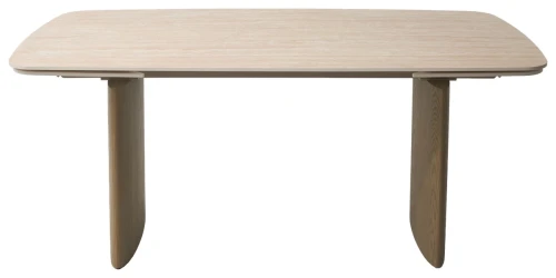 Стол CALVIN 180 MATTE ROME TRAVERTINE SOLID CERAMIC / Серый дуб, ®DISAUR