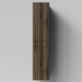 Пенал Тач 30 подвесной, Дуб крымский коричневый ПВХ 131005-9005, левый, бельевая корзина