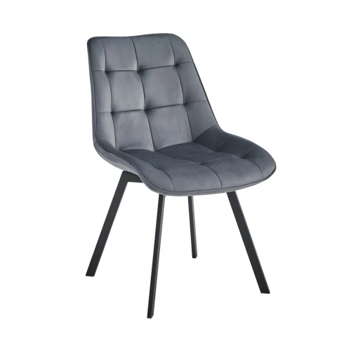 Стул ROBERT 360 велюр темно-серый