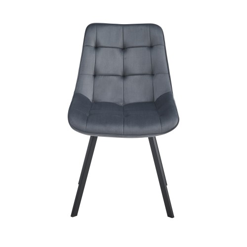 Стул ROBERT 360 велюр темно-серый