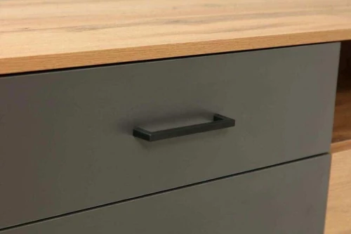 Доната тумба под ТВ 46.05 Дуб Вотан/Диамант серый