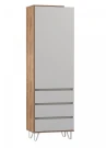 Шкаф комбинированный 58.01 Гавана Кейптаун / Серый