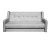 Диван СЕНАТОР 140 серый ППУ