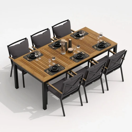 Стол обеденный TELLA  из тика 220x100