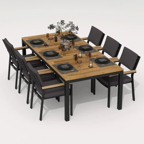 Стол обеденный TELLA  из тика 220x100