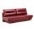 Диван еврокнижка Оливер мини, замша красная,145