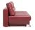 Диван еврокнижка Оливер мини, замша красная,145