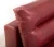 Диван еврокнижка Оливер мини, замша красная,145