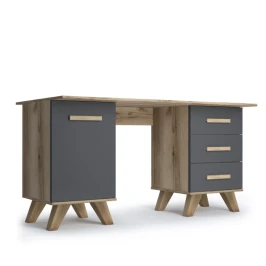 Стол письменный Вега Скандинавия 140, серый