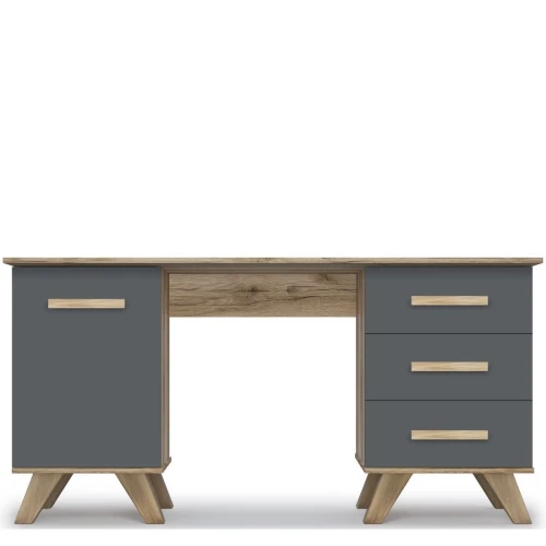 Стол письменный Вега Скандинавия 140, серый