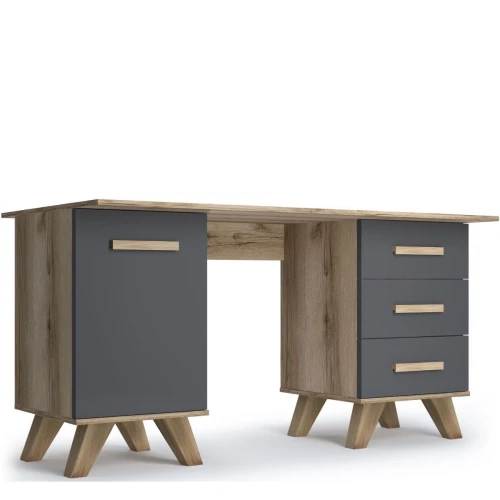 Стол письменный Вега Скандинавия 140, серый