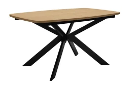 Стол DikLine B140 Дуб Каселла натуральный/опоры черные