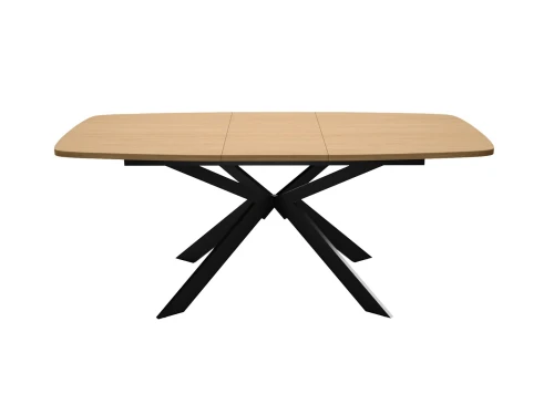 Стол DikLine B140 Дуб Каселла натуральный/опоры черные