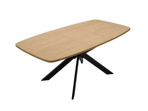 Стол DikLine B140 Дуб Каселла натуральный/опоры черные