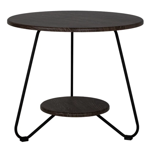 Стол журнальный BeautyStyle 38 дуб шоле коричневый/черный