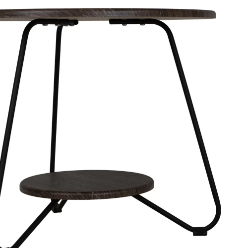 Стол журнальный BeautyStyle 38 дуб шоле коричневый/черный