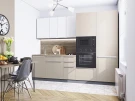Прямая модульная кухня Фьюжн-07 Cream Silk/Silky White Graphite 2140*2700*600 Прямая модульная кухня Фьюжн-07 Cream Silk/Silky White Graphite 2140*2700*600