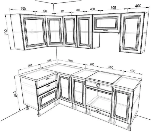 Кухня Ева Комплектация 5
