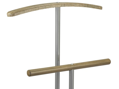 Вешалка костюмная Дэви 2 металлик/дуб крымский состаренный