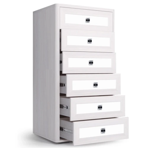 Комод высокий Парма Нео ясень анкор светлый