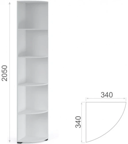 Стеллаж «Йорк» 34, Белый