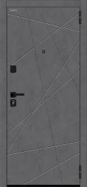 Входная дверь BRAVO Граффити-5/SBlack Slate Art/Look Art
