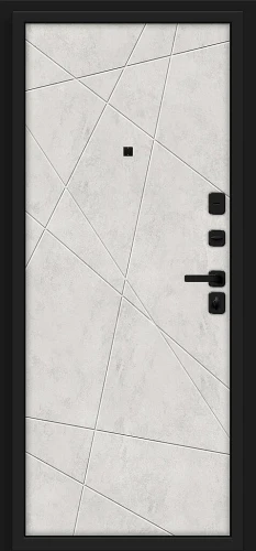 Входная дверь BRAVO Граффити-5/SBlack Slate Art/Look Art