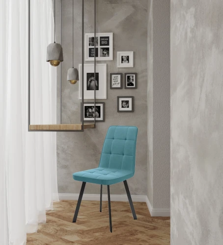 Стул DikLine 207 B15 MINT, ножки черные