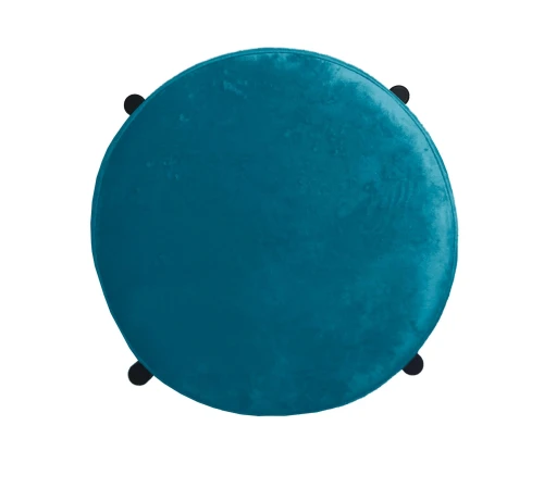 Комплект 2 шт. Табурет DikLine, M19 бирюза, ножки черные