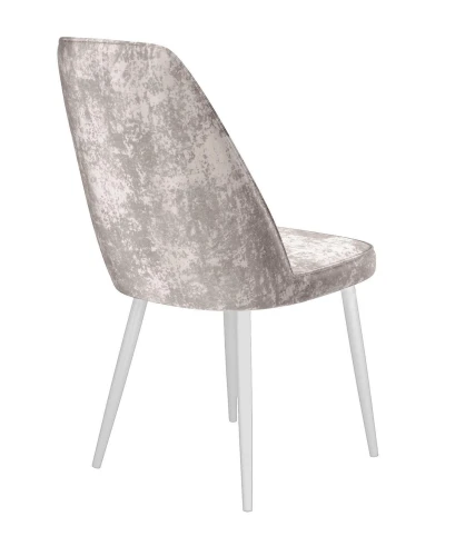 Стул DikLine 326 M02 бежевый, ножки белые