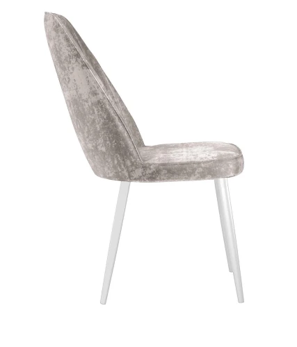 Стул DikLine 326 M02 бежевый, ножки белые