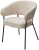 Стул SAGE 3018-10 бежевый, шенилл / черный каркас, ®DISAUR