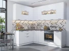 Готовый кухонный гарнитур Флэт-02 White In 2S