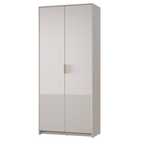 Шкаф 2-х створчатый "Пандора" ШК-04 Кашемир/MF03 с антресолью