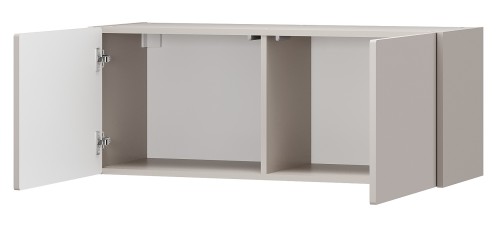 Шкаф 2-х створчатый "Пандора" ШК-04 Кашемир/MF03 с антресолью