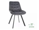 Стул SIGNAL MONTI Velvet Bluvel 14 серый/черный, поворотный Стул SIGNAL MONTI Velvet Bluvel 14 серый/черный, поворотный