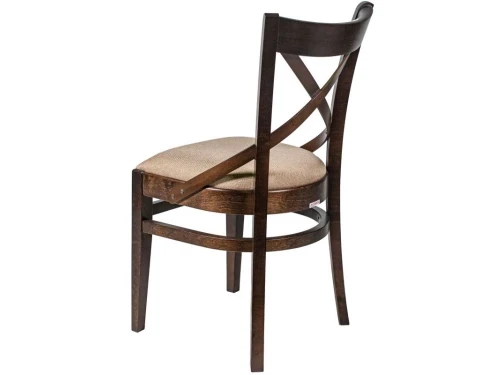 Стул «Соло Венский», Браво беж, орех темный