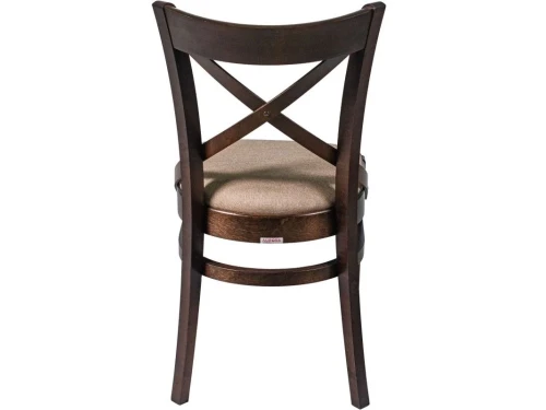 Стул «Соло Венский», Браво беж, орех темный