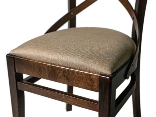 Стул «Соло Венский», Браво беж, орех темный