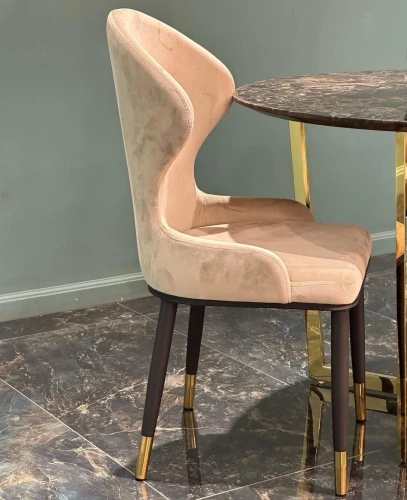 Стул обеденный Констанция DC-3033, бежевый/черный