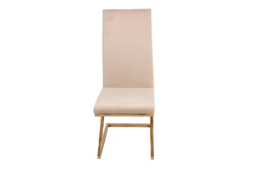 Стул обеденный Палермо MC799-BG-2, 60х46х105 см, бежевый/глянцевое золото