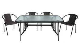 Набор мебели Луис  арт.WR-SX026, SC-094 коричневый,  "Garden story"