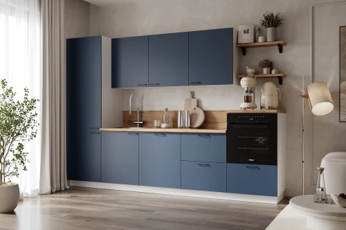 Готовая кухня КГ 3000 ПВХ, Ежевика Арника РМ в.7