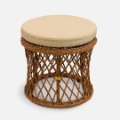 Пуф Nova Дуб, RAL 8017 , Mossle 160 из искусственного ротанга