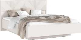 Кровать Ирис с ортопедическим основанием (металл) 1,6м, Кашемир