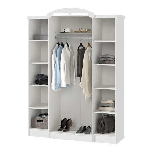 Шкаф четырехстворчатый Мария, Белый глянец холодный