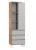 Шкаф комбинированный 58.03 Гавана Кейптаун / Серый